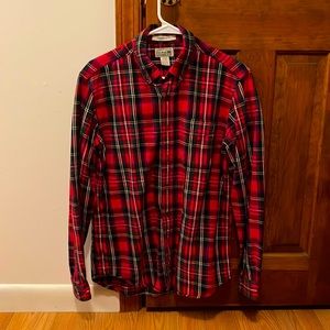 L.L Bean Scotch Plaid Flannel